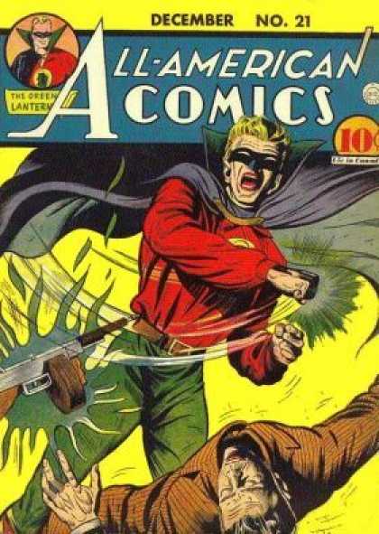All-American Comics 21 - Gun - Battle - Costume - December - Men - Sheldon Moldoff