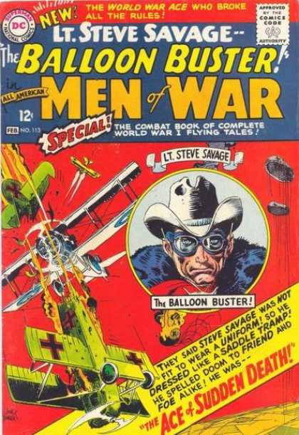 All-American Comics - All American Men of War - 12 Cents - Special - Lt Steve Savage - Dc - The Ace U0026 Sudden Death
