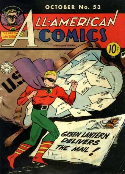 All-American Comics 53 - No 53 - The Green Lantern - Mail - A Superman Publication - October