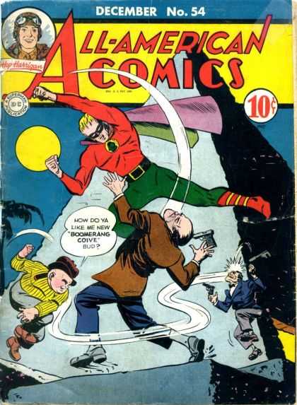 All-American Comics 54 - December No 54 - Boomerang Coive - Guns - Masks - Capes