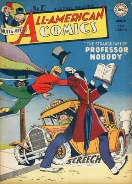 All-American Comics 87 - Professor Nobody - No 87 - Taxi - Flying Man - Mutt And Jeff