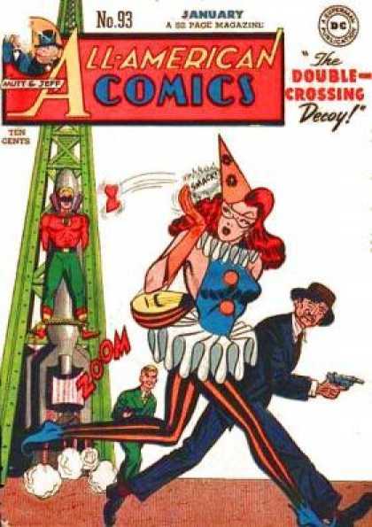 All-American Comics 93 - Classy Clown - Debbie Sings Zoom Zoom - Smack And Stash Sara - Up And Away Flash - Women Are The Bomb
