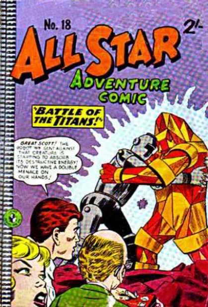 All Star Adventure Comic 18 - Battle Of The Titans - No18 - Crowd - Great Scott