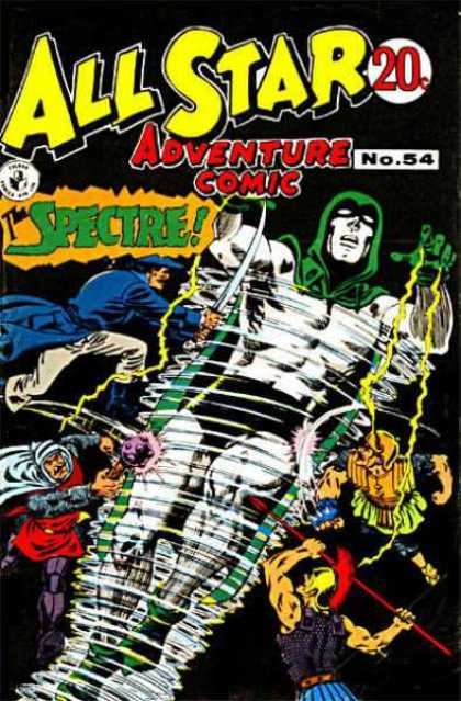 All Star Adventure Comic 54 - The Spectre - No 54 - Superheroes - Lightning - Spear