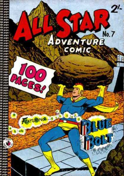 All Star Adventure Comic 7 - No7 - 100 Pages - Rock - Blue - Bolt