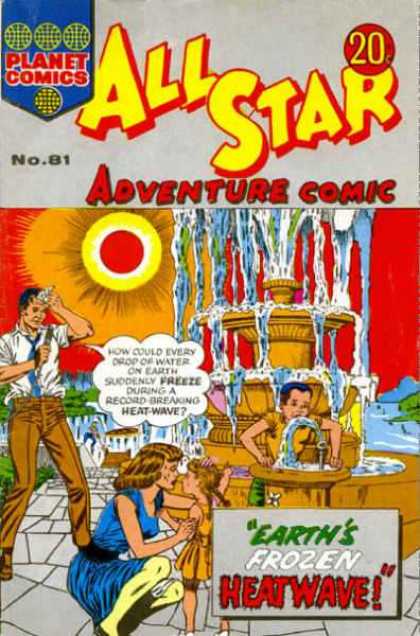 All Star Adventure Comic 81 - Plsun - No8 - Water - Earths Frozen - Heata-wave