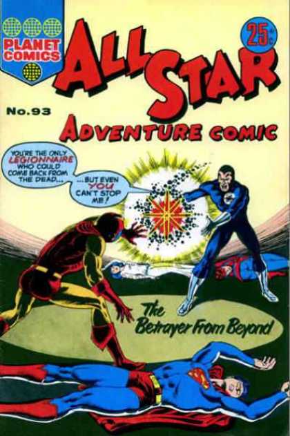 All Star Adventure Comic 93 - Legionnaire - Dead - The Betrayer From Beyond - Come Back From The Dead - Superman