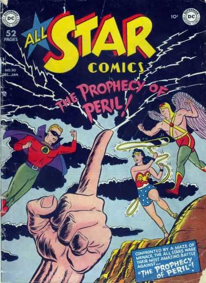 All Star Comics 50 - Dc - Dc Comics - Prophecy - Peril - Super Heroes - Bob Oksner