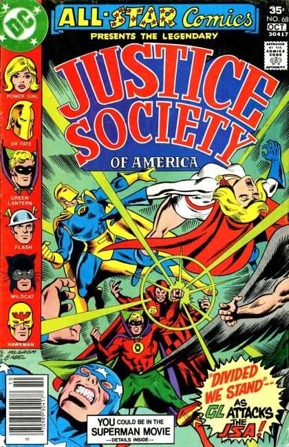 All Star Comics 68 - Justice Society Of America - Divided We Stand - Power Girl - Dr Fate - Green Lantern