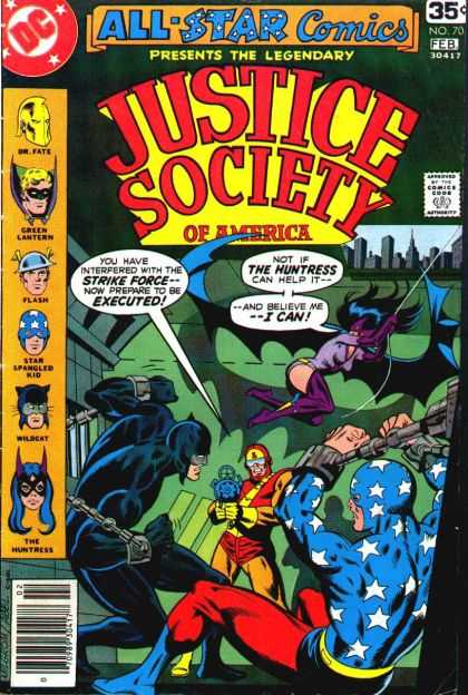 All Star Comics 70 - Desperate Measures - Calls From Beyond - Justice And Bonding - Bound For Glory - Social Judement For All Man Kind