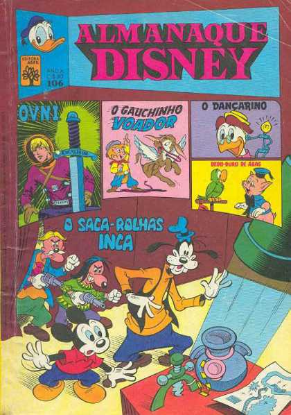 Almanaque Disney 106 - Ovni - O Gauchinho - O Dancarino - O Saca Rolhas Inca - Almanaque
