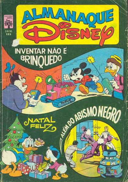 Almanaque Disney 115 - Mickey - Donald - Remote Control - Christmas Tree - Robot