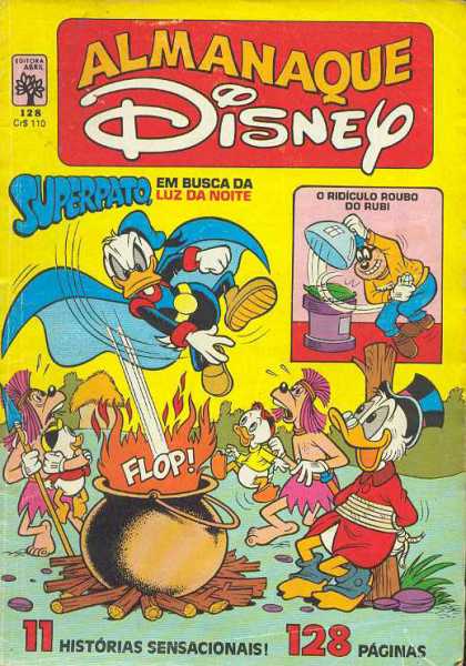 Almanaque Disney 128 - Donald Duck - Boiling Pot - Fire - Foreign - Captives