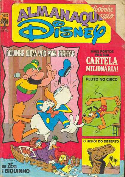 Almanaque Disney 152 - Adivinhe Quem Veio Para Irritar - Cartela Milionaria - Pluto No Circo - Donald Duck - Camel