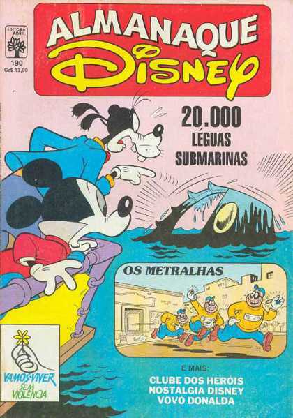Almanaque Disney 190 - Goofy - Os Metralhas - Submarine - Boat - Vamos-viver