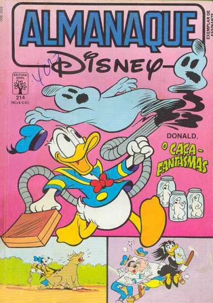 Almanaque Disney 214 - Donald Duck - Ghost - Vacume - Jar - Goofy