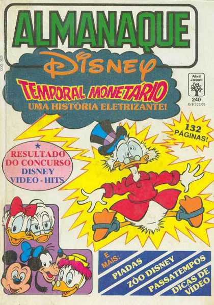 Almanaque Disney 240 - Piadas - Zoo - Temporal Monetario - Resultado - Do Concurso