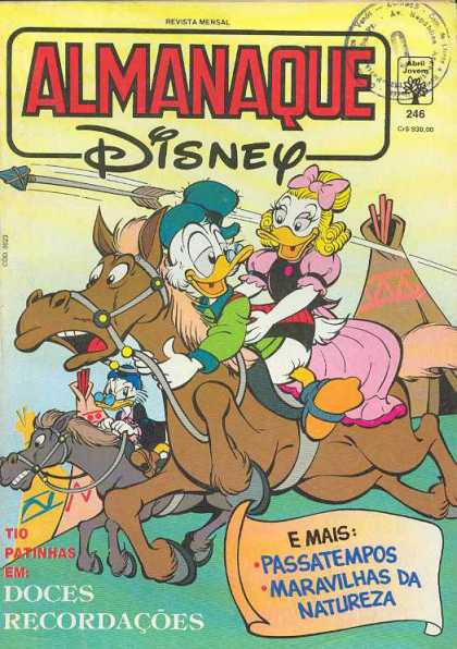 Almanaque Disney 246 - Spanish - Disney - Uncle Scrooge - Horse - Teepee