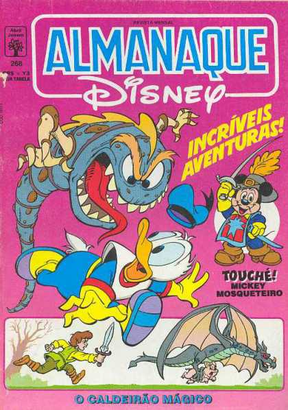 Almanaque Disney 268 - Almanaque - Disney - French Comics - Blue Monster - Three Muskateirs Micky