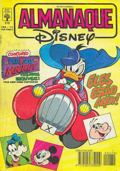 Almanaque Disney 270 - Donald Duck - Mickey Mouse - Rise Of Donald - Need For Speed - Racing Mouse