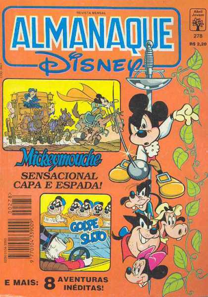 Almanaque Disney 278 - Spanish Comics Adaptations - Mickey Mouse - Minnie Mouse - Disney Comics Collection - Scrooge Mcduck