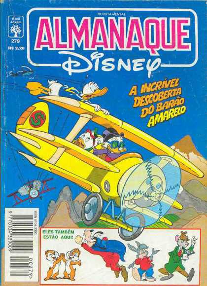 Almanaque Disney 279 - Disney - Spanish - Almanaque - Donald Duck - Airplane