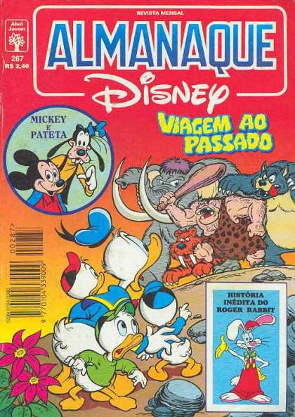 Almanaque Disney 287 - Roger Rabbit - Mickey - Pateta - Donald Duck - Caveman
