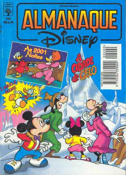 Almanaque Disney 290 - Donald Duck - Goofy - A Cidade De Gelo - Mickey Mouse - Minnie Mouse