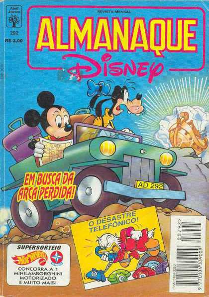 Almanaque Disney 292 - Mickey Mouse - Goofy - Jalopy - Boat - Bags
