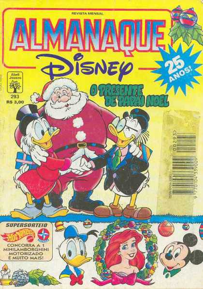 Almanaque Disney 293 - Santa - Scrooge - The Little Mermaid - Mickey Mouse - Donald Duck