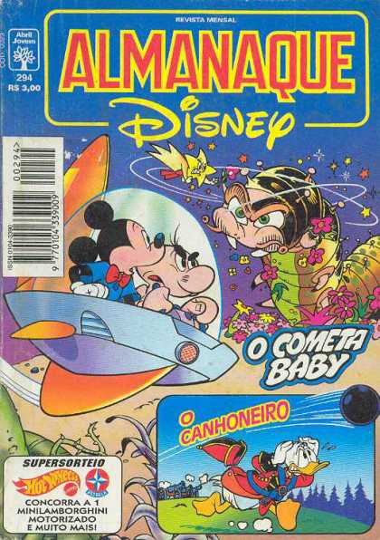 Almanaque Disney 294 - Mouse - Running - Cap - Stars - Bee