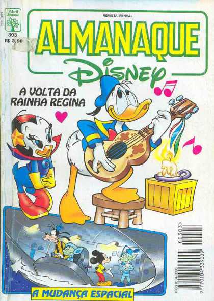 Almanaque Disney 303 - Donald Duck - Mickey Mouse - Goofy - Guitar - Disney