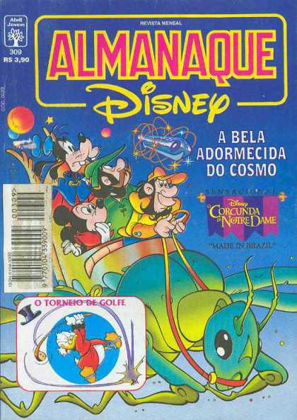 Almanaque Disney 309 - Mickey Mouse - Goofy - Scrooge - Bug - Space Ship