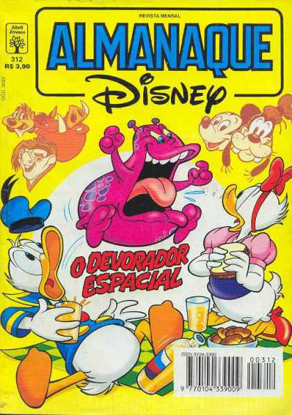 Almanaque Disney 312 - Disney - Odevorador - Espacial - Mickey - Goofy
