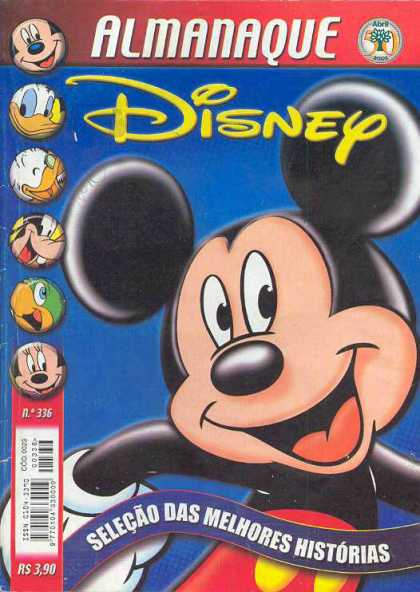 Almanaque Disney 336 - Disney - Mickey - Donald - Goofy - Selecao Das Melhores Historias