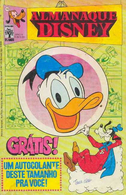 Almanaque Disney 52 - Pluto - Donald Duck - Goofy - Gratisred Suspenders