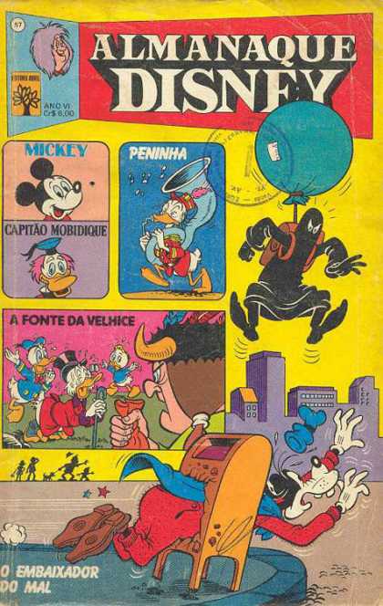 Almanaque Disney 57 - Mickey Mouse - Donald Duck - Mailbox - Goofy - Balloon