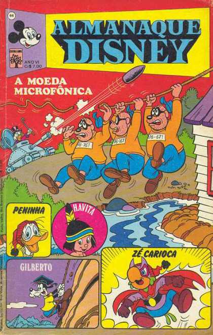 Almanaque Disney 66 - Beagle Brothers - Peninha - Havita - Tank - Moat