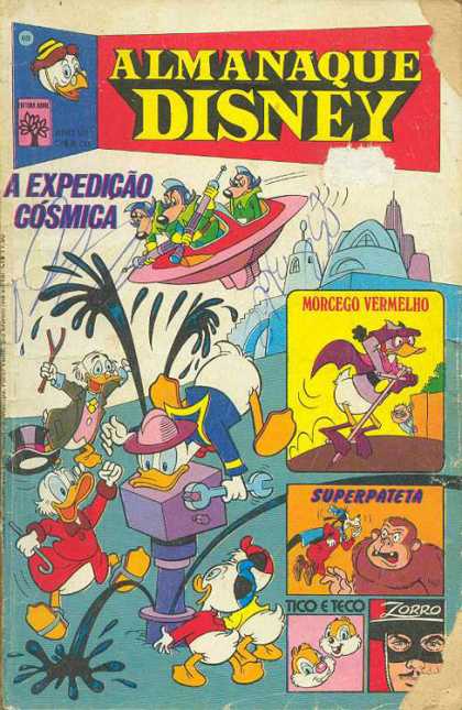 Almanaque Disney 69 - Donald Duck - Gorilla - Pogo Stick - Machine - Oil
