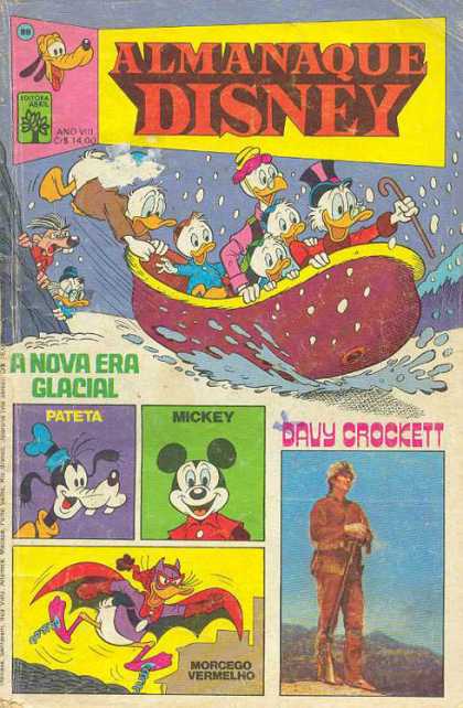 Almanaque Disney 89 - Donald Duck - Goofy - Mickey Mouse - Davy Crockett - Uncle Scrooge