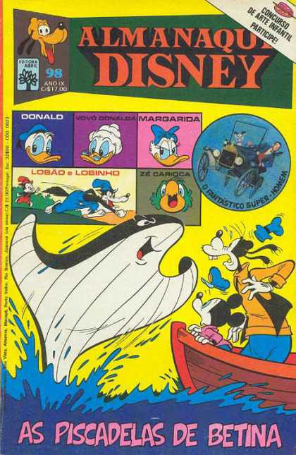 Almanaque Disney 98 - Almanaque - Disney - As Piscadelas De Betina - Donald - Lobao