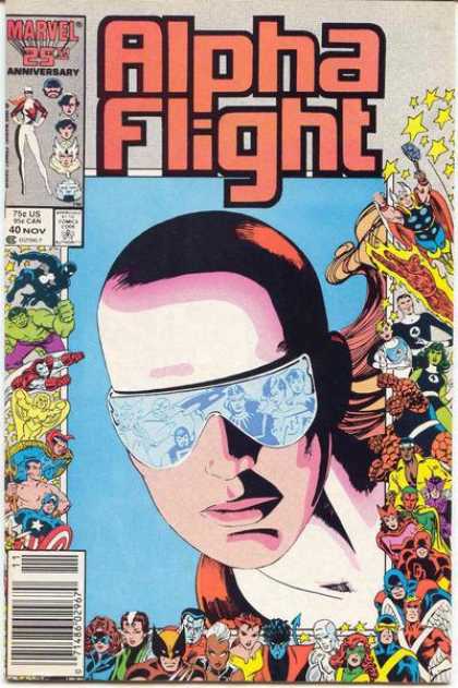 Alpha Flight 40 - Marvel - One Smart Guy - Spectacles - Superman - Girls - Mike Mignola