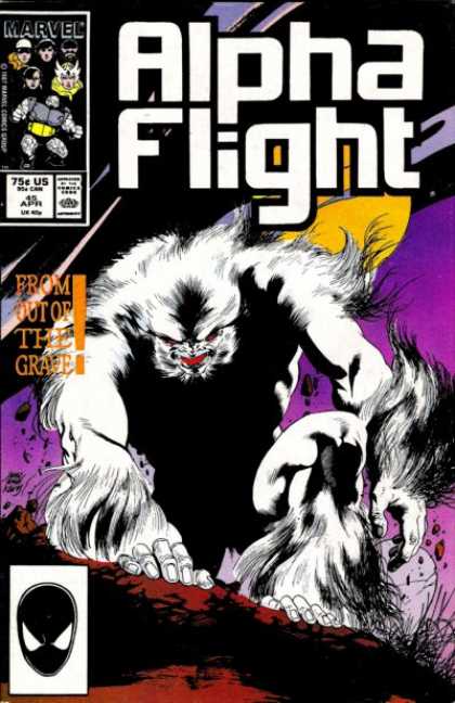 Alpha Flight 45 - Marvel - Approved By The Comics Code Authority - Mask - Blood - From Out Of The Grave - Kevin Nowlan