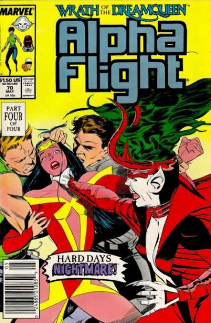 Alpha Flight 70 - Green Hair - Strangling - Nightmare - Claws - Pointed Ears