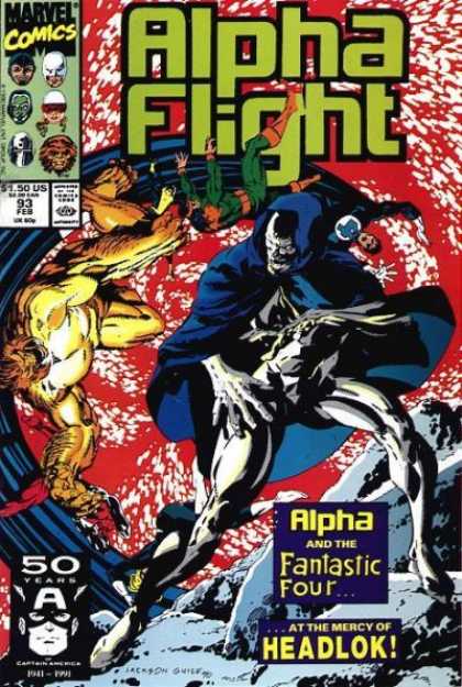 Alpha Flight 93 - Marvel - Marvel Comics - Fantastic Four - Super Heroes - Headlock