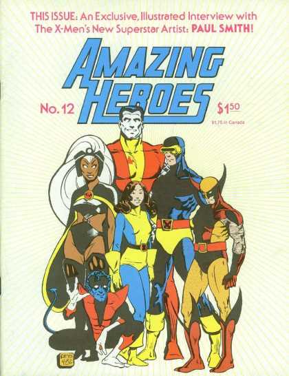 Amazing Heroes - Wolverine - X-men - Paul Smith - Cape Amazing Heroes 12 - Amazing Heroes - Wolverine - X-men - Paul Smith - Cape