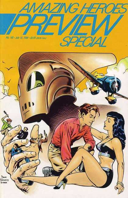 Amazing Heroes 145 - Iron Man - Preview Special - July 15 1988 - Dave Stevens 1985 - Stevens 1985 - Dave Stevens