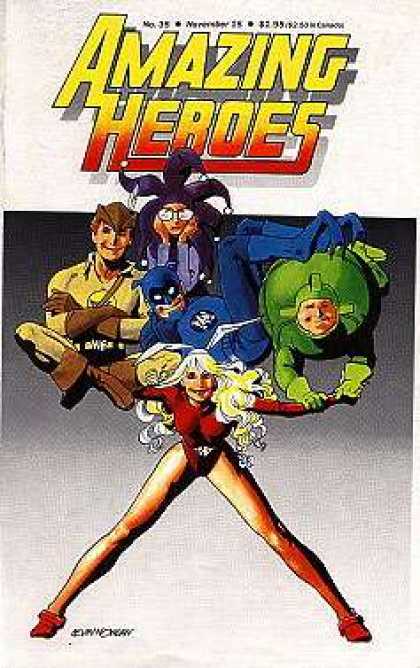 No35 - November - Canada - Spectacle - Belt Amazing Heroes 35 - No35 - November - Canada - Spectacle - Belt