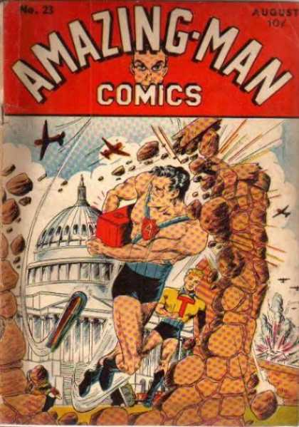 Amazing Man Comics 19