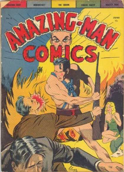 Amazing Man Comics 9